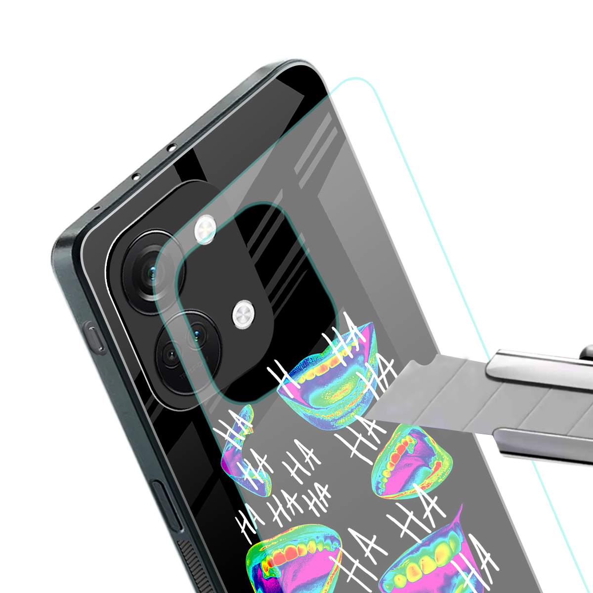 hahahahahaha back phone cover | glass case for oneplus nord 3