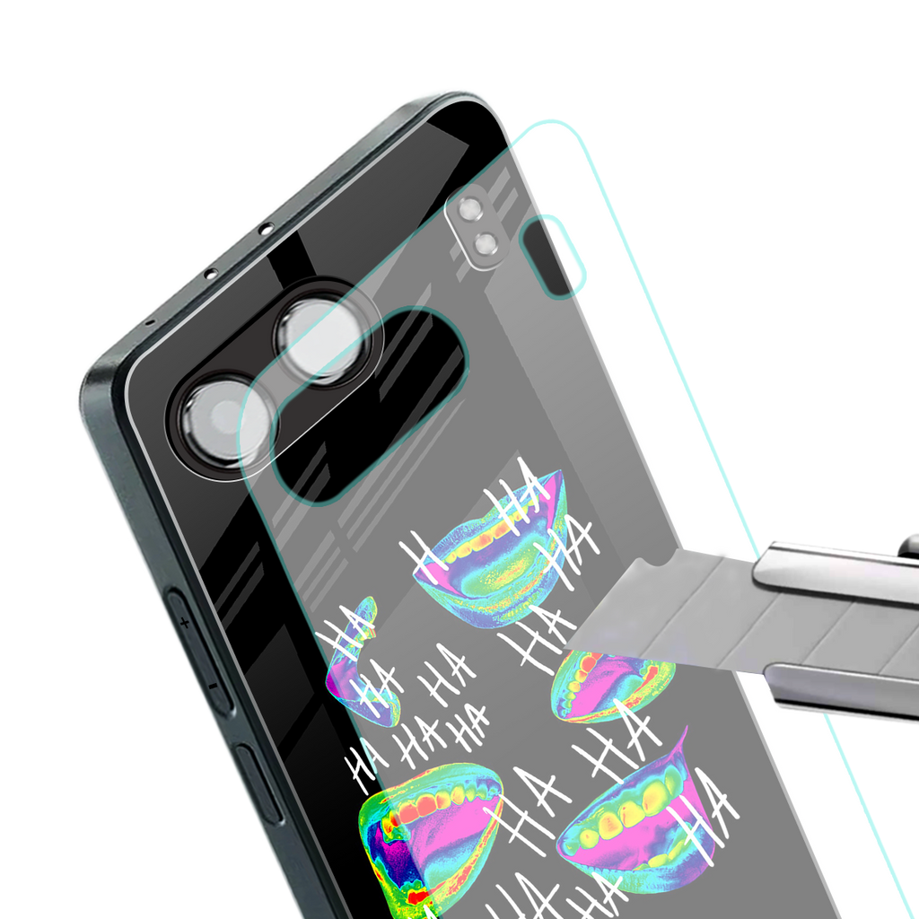 hahahahahaha back phone cover | glass case for oneplus nord 4