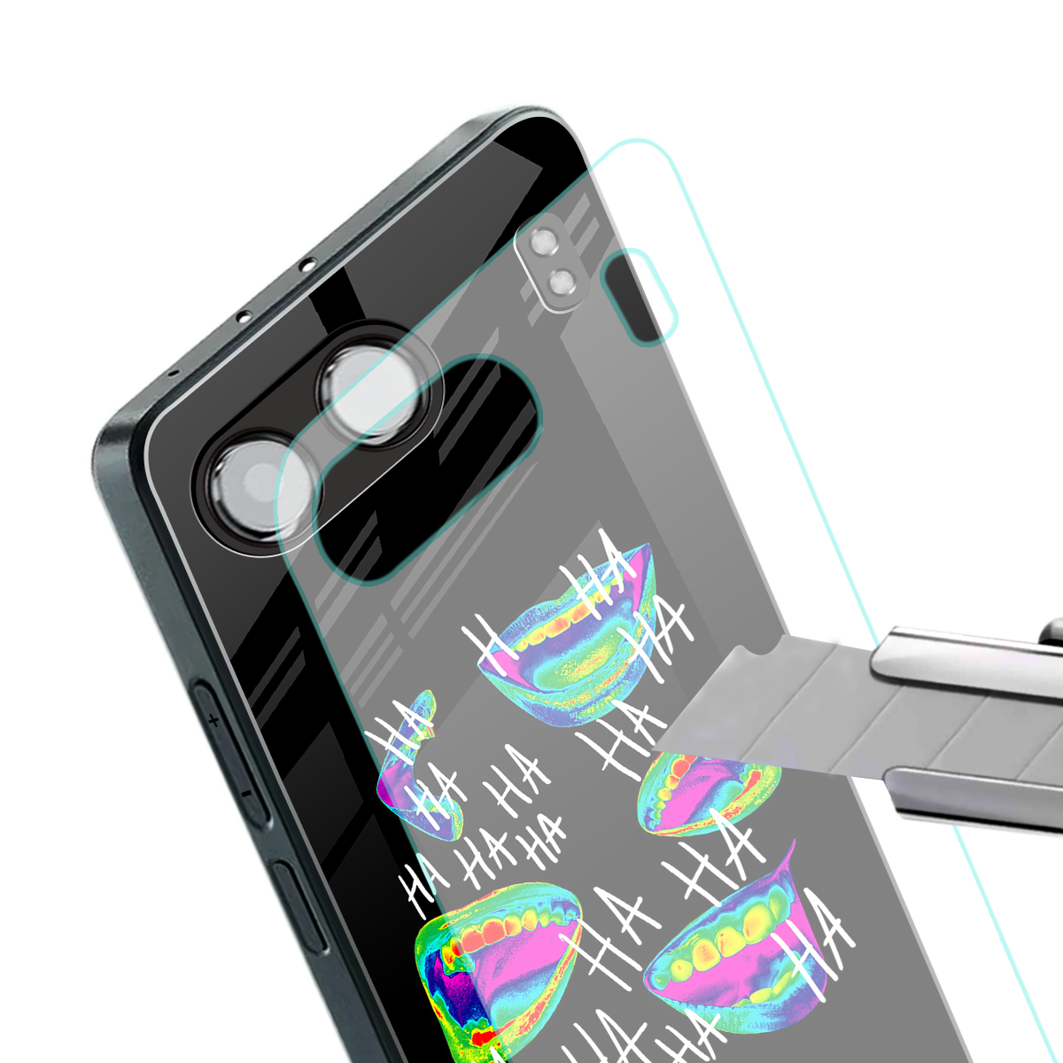 hahahahahaha back phone cover | glass case for oneplus nord 4