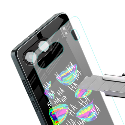 hahahahahaha back phone cover | glass case for oneplus nord 4