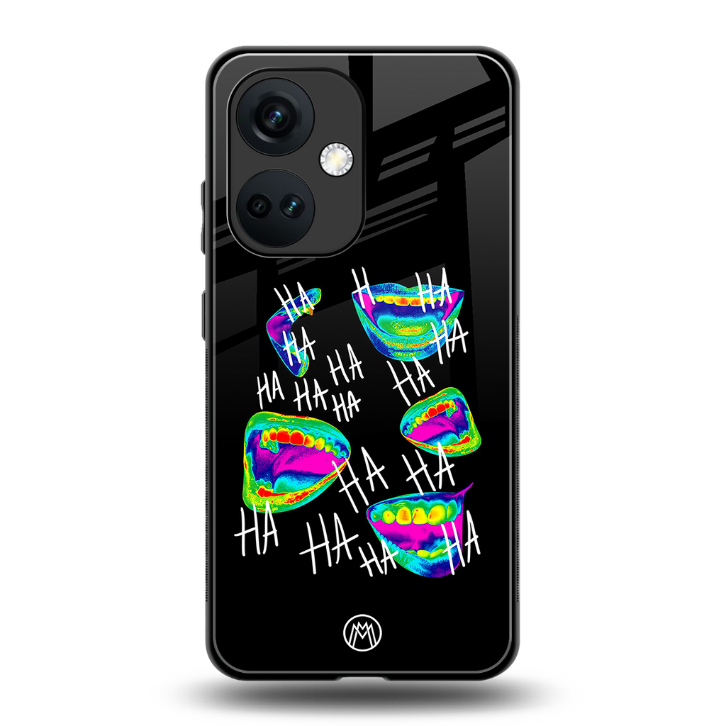 hahahahahaha back phone cover | glass case for oneplus nord ce 3