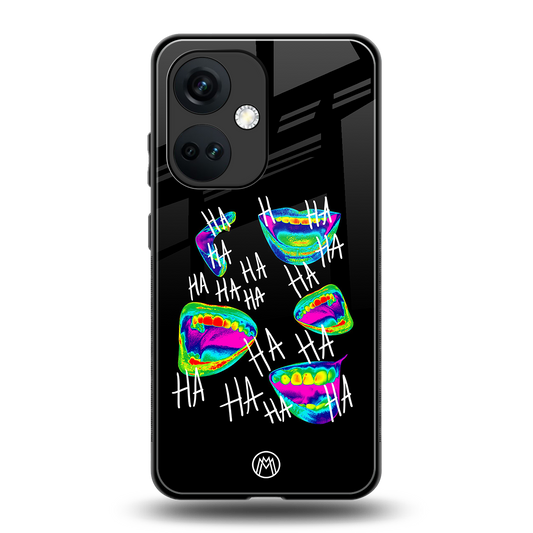 hahahahahaha back phone cover | glass case for oneplus nord ce 3