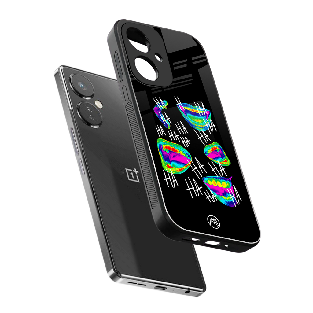 hahahahahaha back phone cover | glass case for oneplus nord ce 3