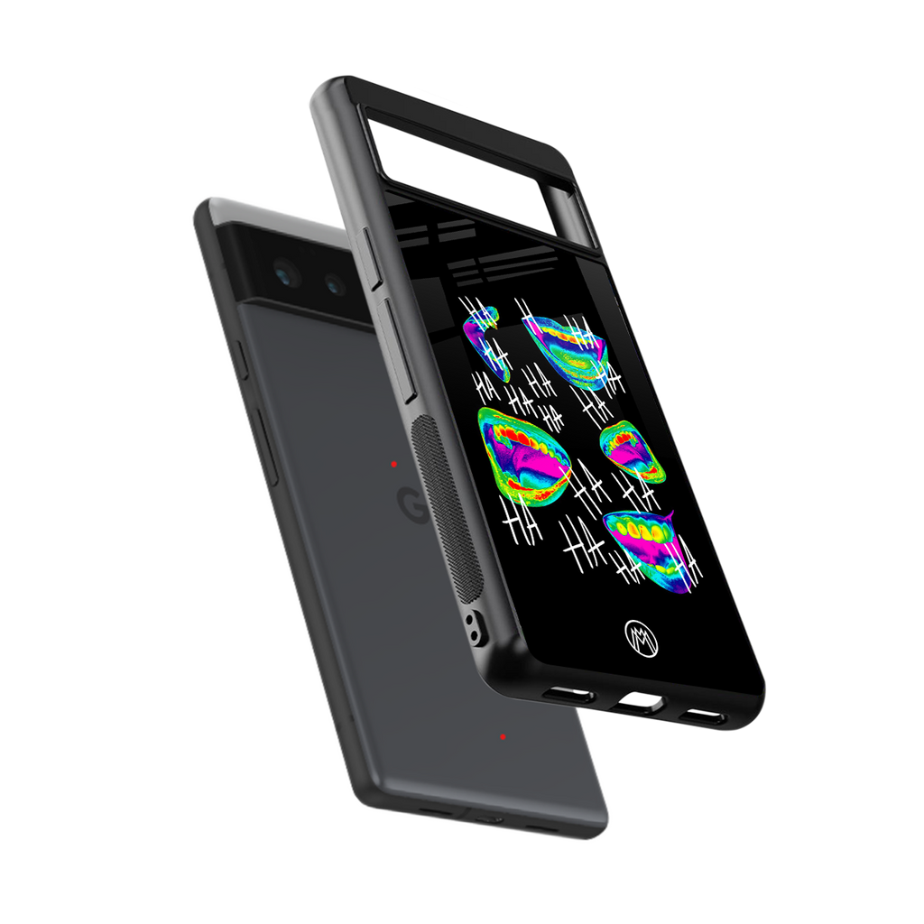 hahahahahaha back phone cover | glass case for google pixel 6