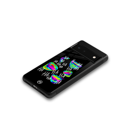 hahahahahaha back phone cover | glass case for Google Pixel 6A