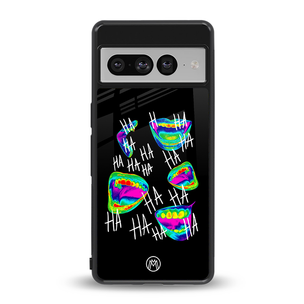 hahahahahaha back phone cover | glass case for google pixel 7 pro