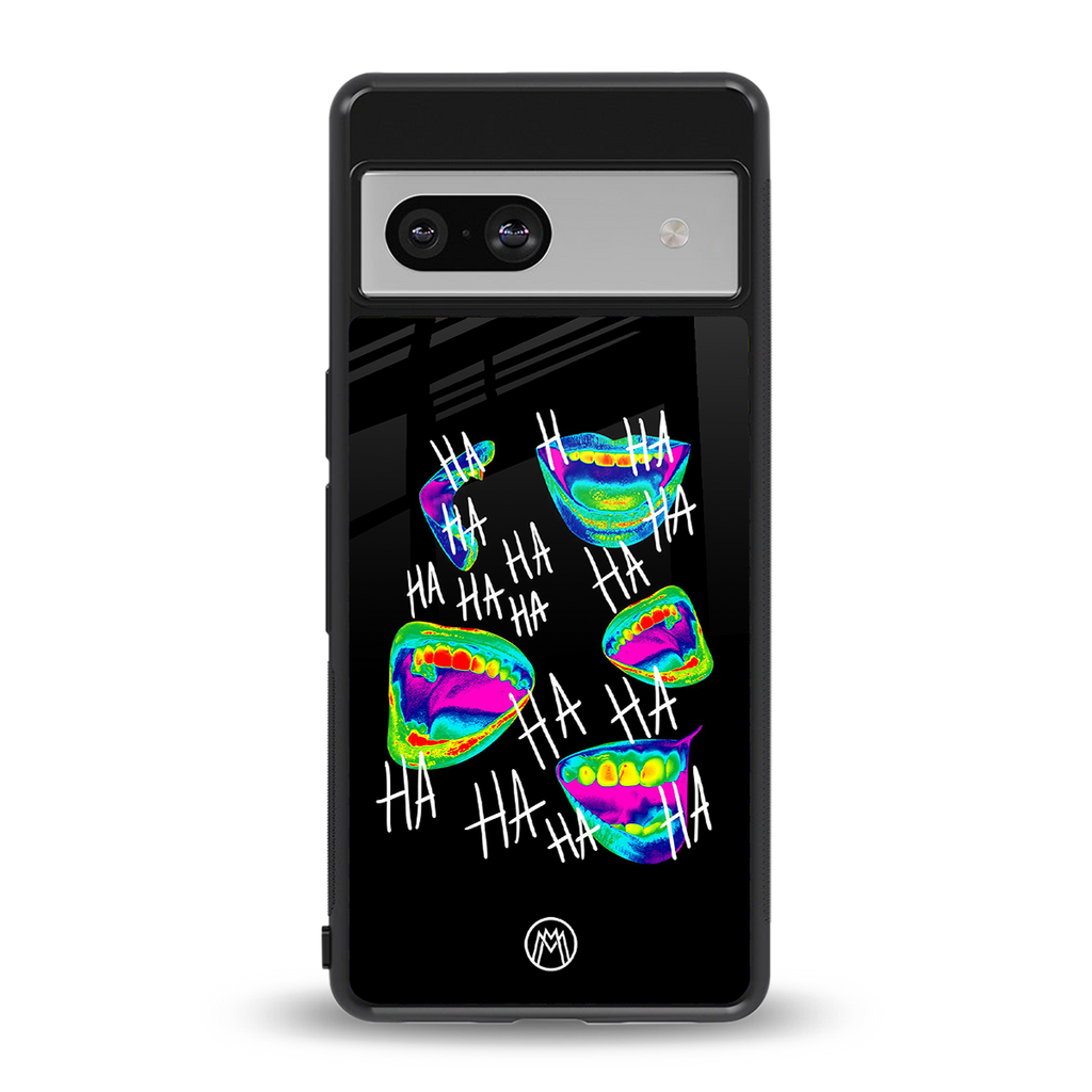 hahahahahaha back phone cover | glass case for Google Pixel 7