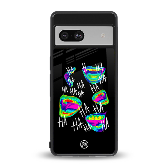 hahahahahaha back phone cover | glass case for Google Pixel 7