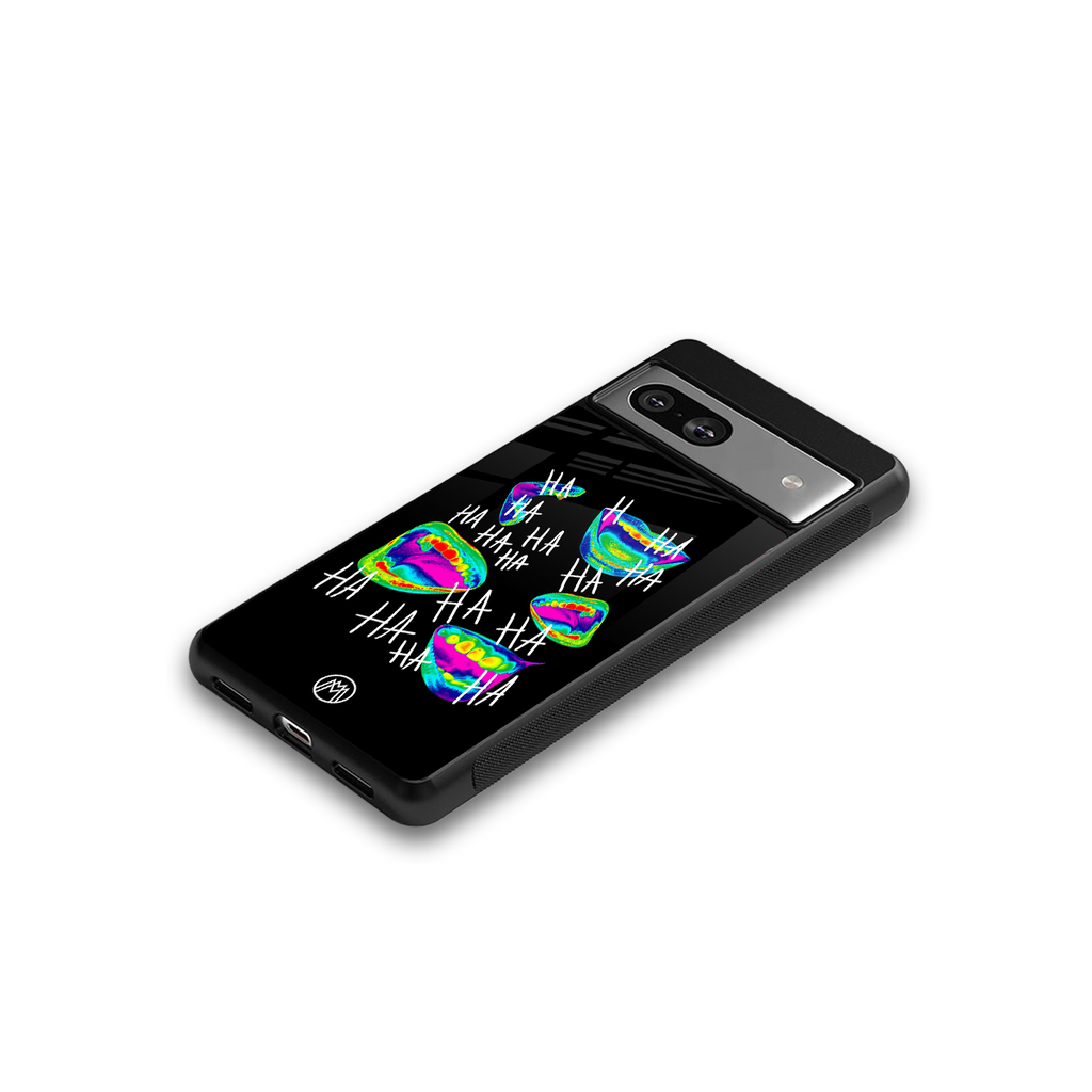hahahahahaha back phone cover | glass case for Google Pixel 7