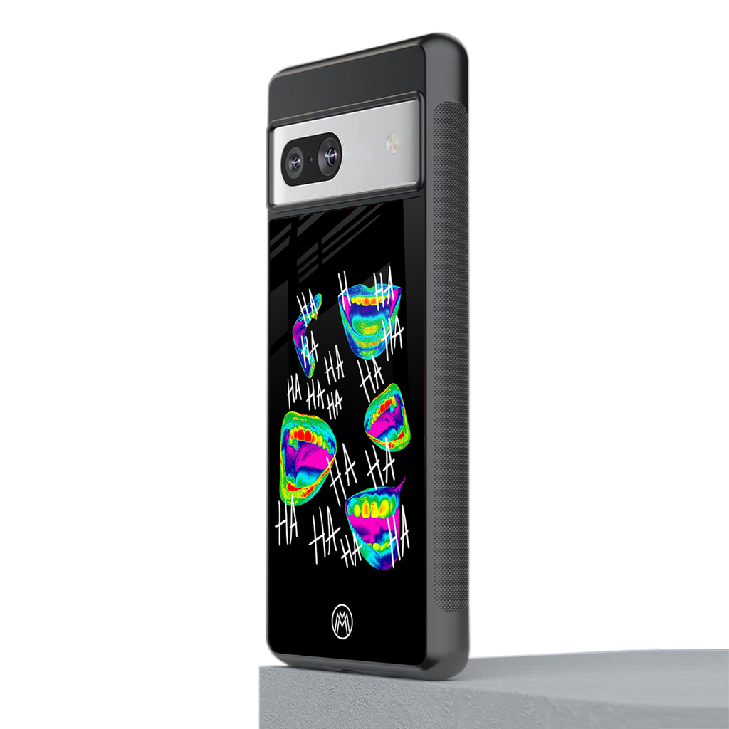 hahahahahaha back phone cover | glass case for Google Pixel 7