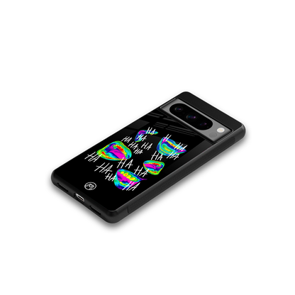 hahahahahaha back phone cover | glass case for google pixel 8 pro