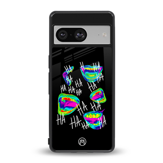 hahahahahaha back phone cover | glass case for Google Pixel 8