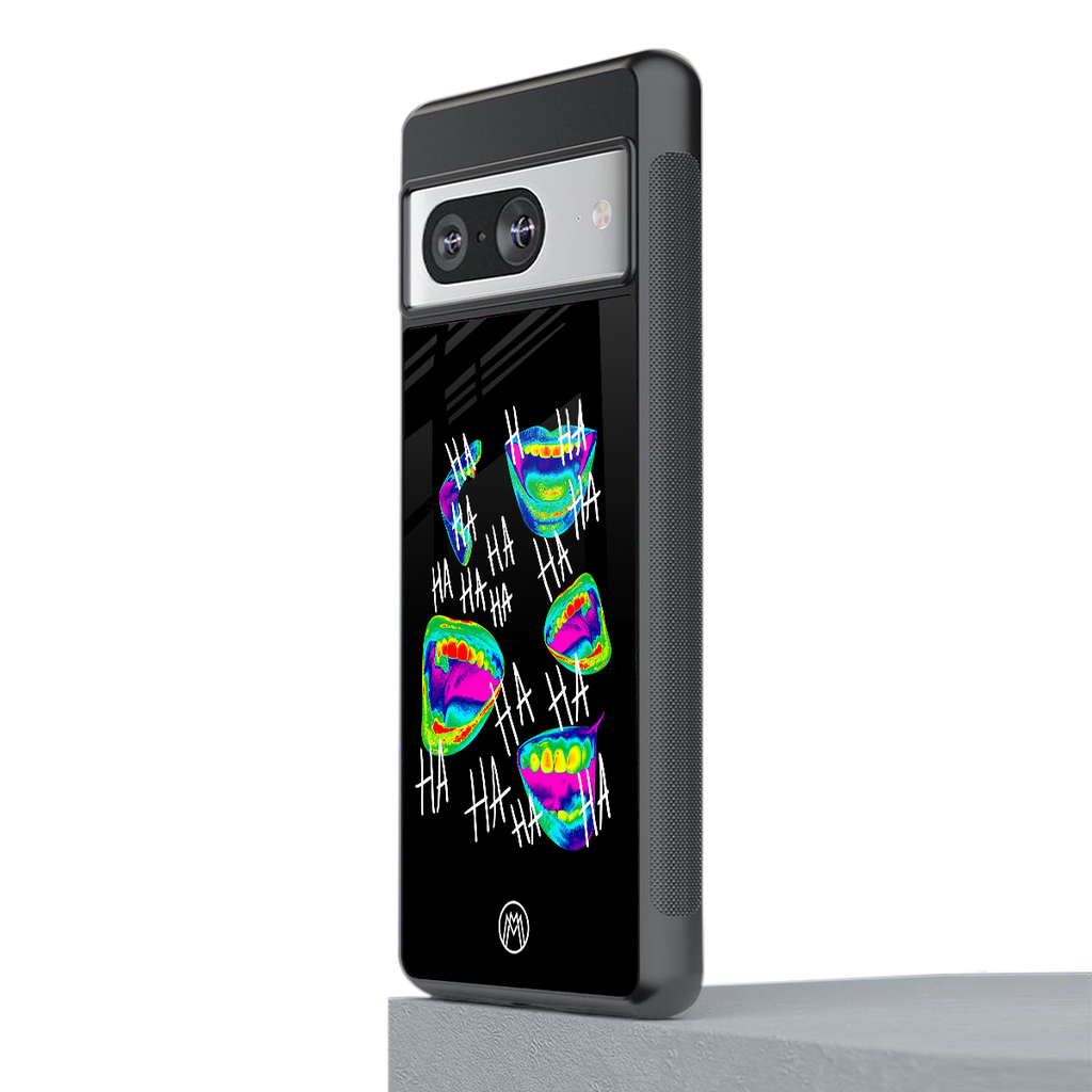 hahahahahaha back phone cover | glass case for Google Pixel 8