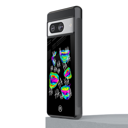 hahahahahaha back phone cover | glass case for Google Pixel 8