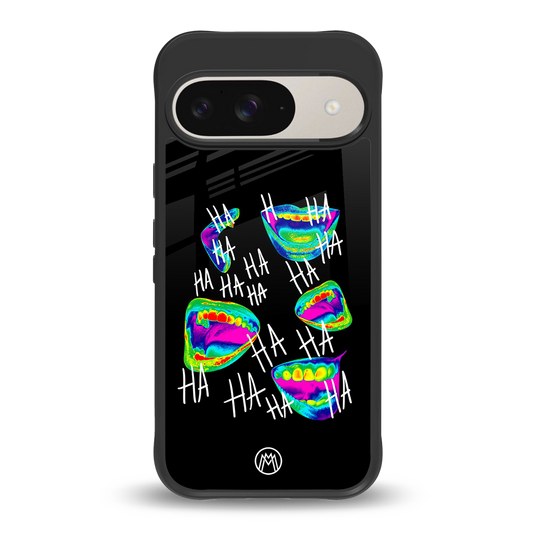 hahahahahaha back phone cover | glass case for google pixel 9