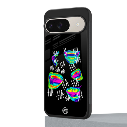 hahahahahaha back phone cover | glass case for google pixel 9