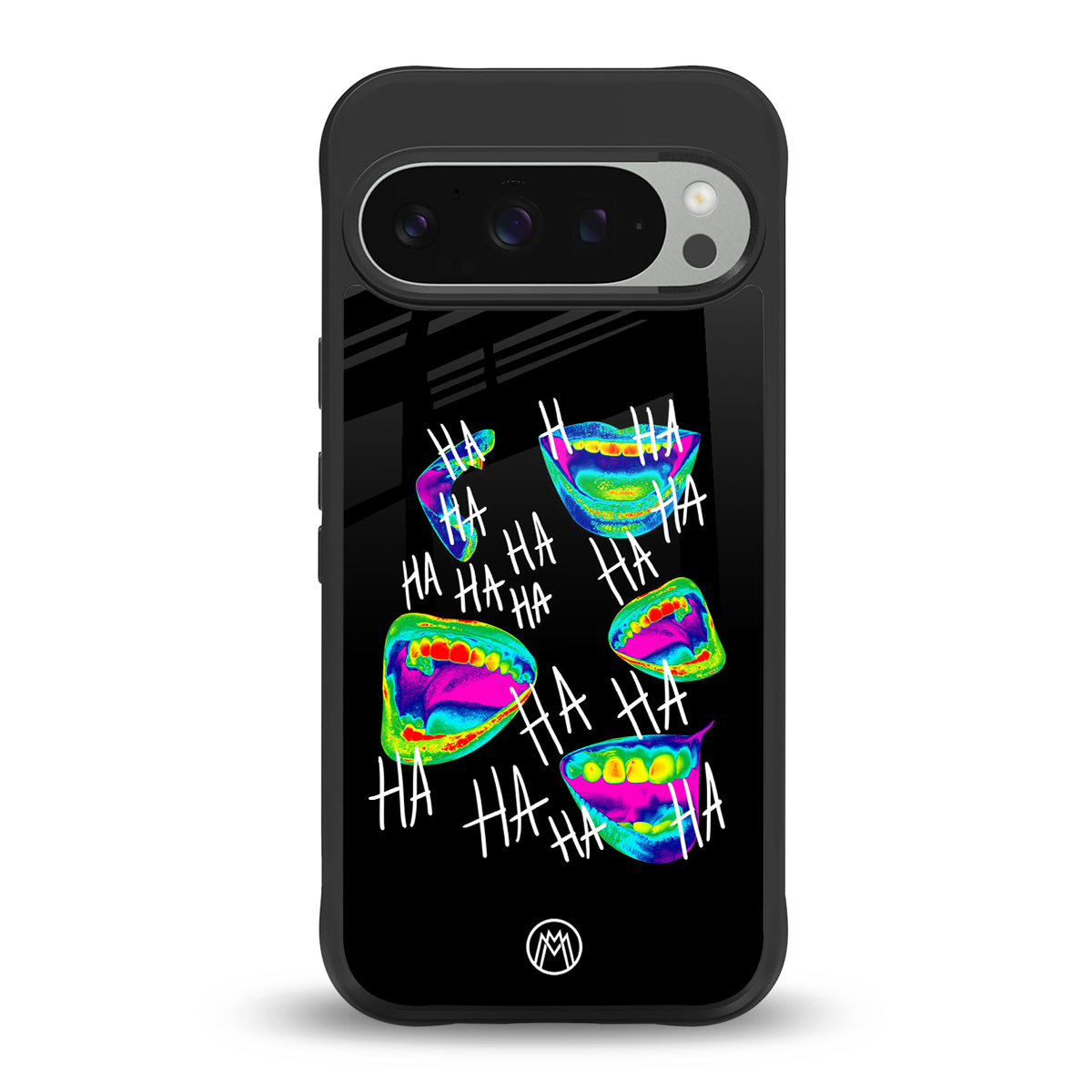 hahahahahaha back phone cover | glass case for google pixel 9 pro