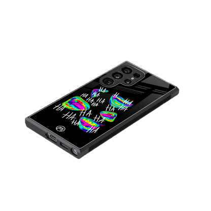 hahahahahaha back phone cover | glass case for samsung galaxy s24 ultra