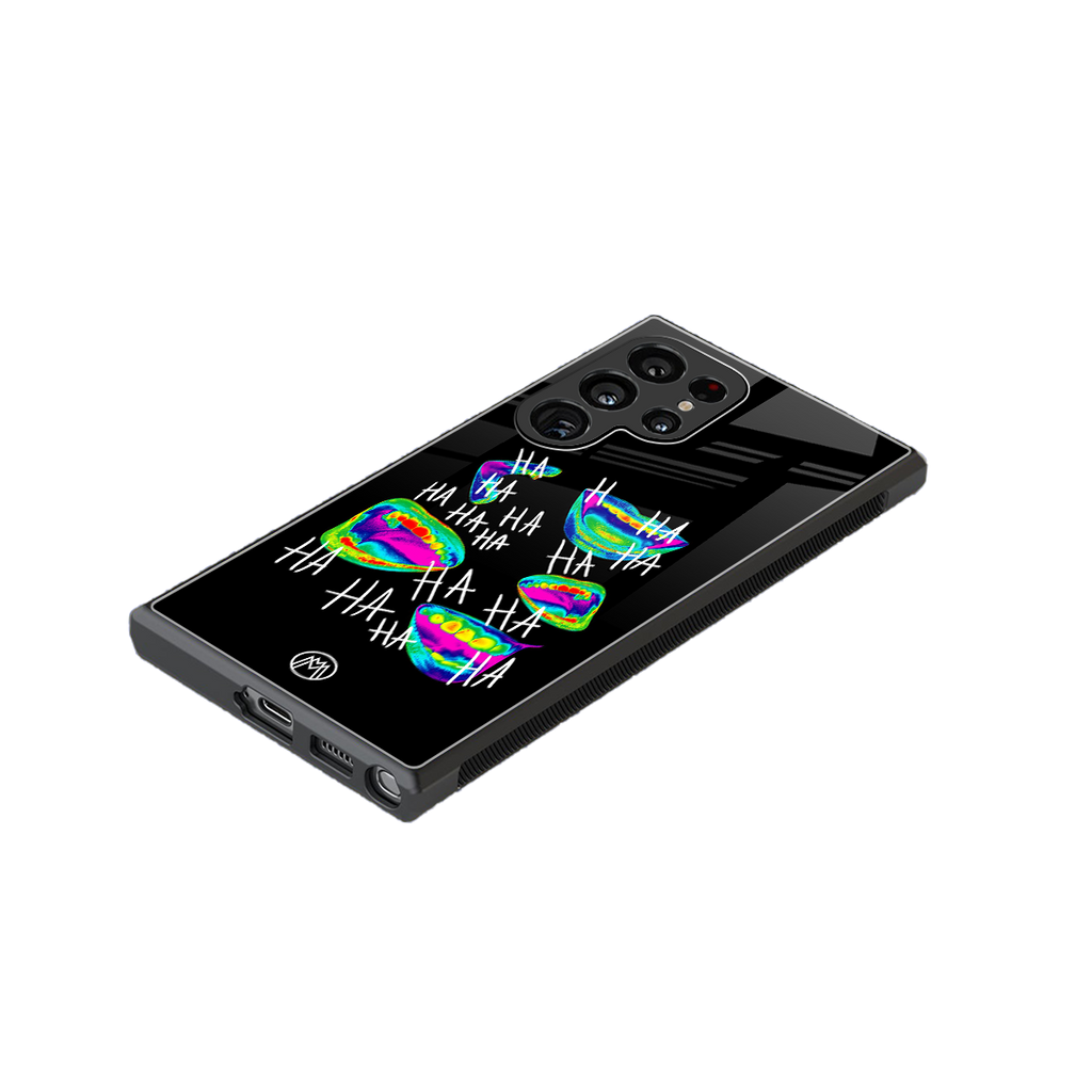 hahahahahaha back phone cover | glass case for samsung galaxy s23 ultra
