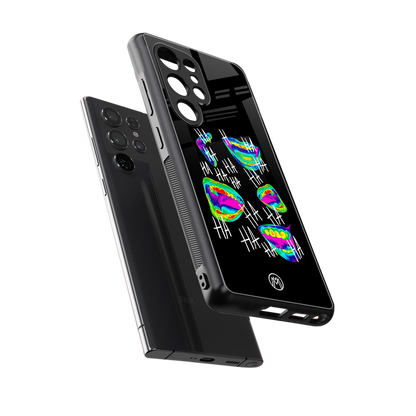 hahahahahaha back phone cover | glass case for samsung galaxy s25 ultra