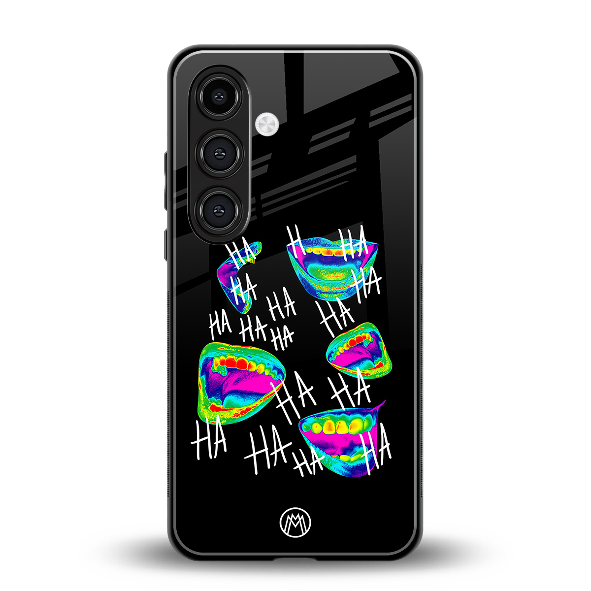hahahahahaha back phone cover | glass case for samsung galaxy s24 fe