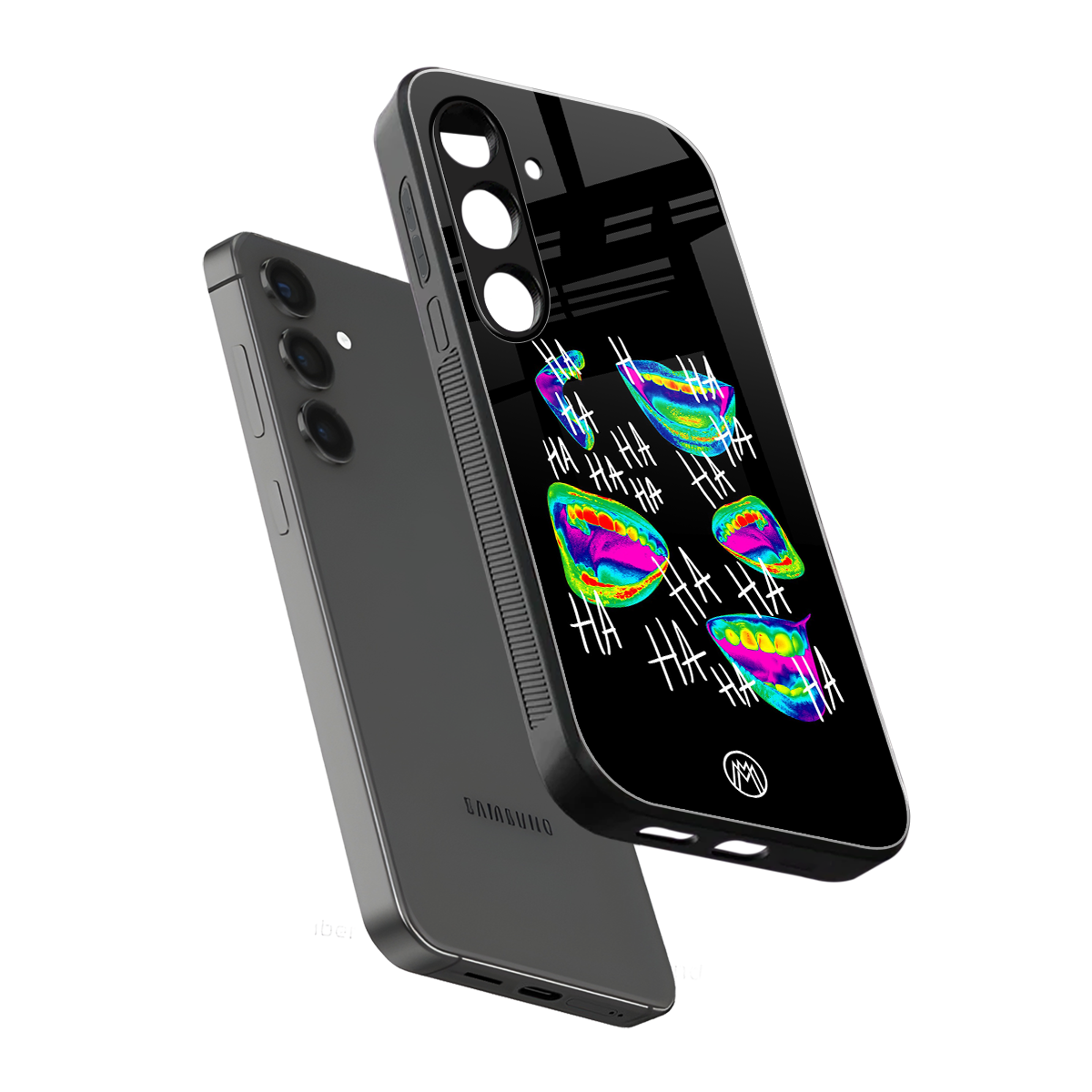 hahahahahaha back phone cover | glass case for samsung galaxy s24 plus