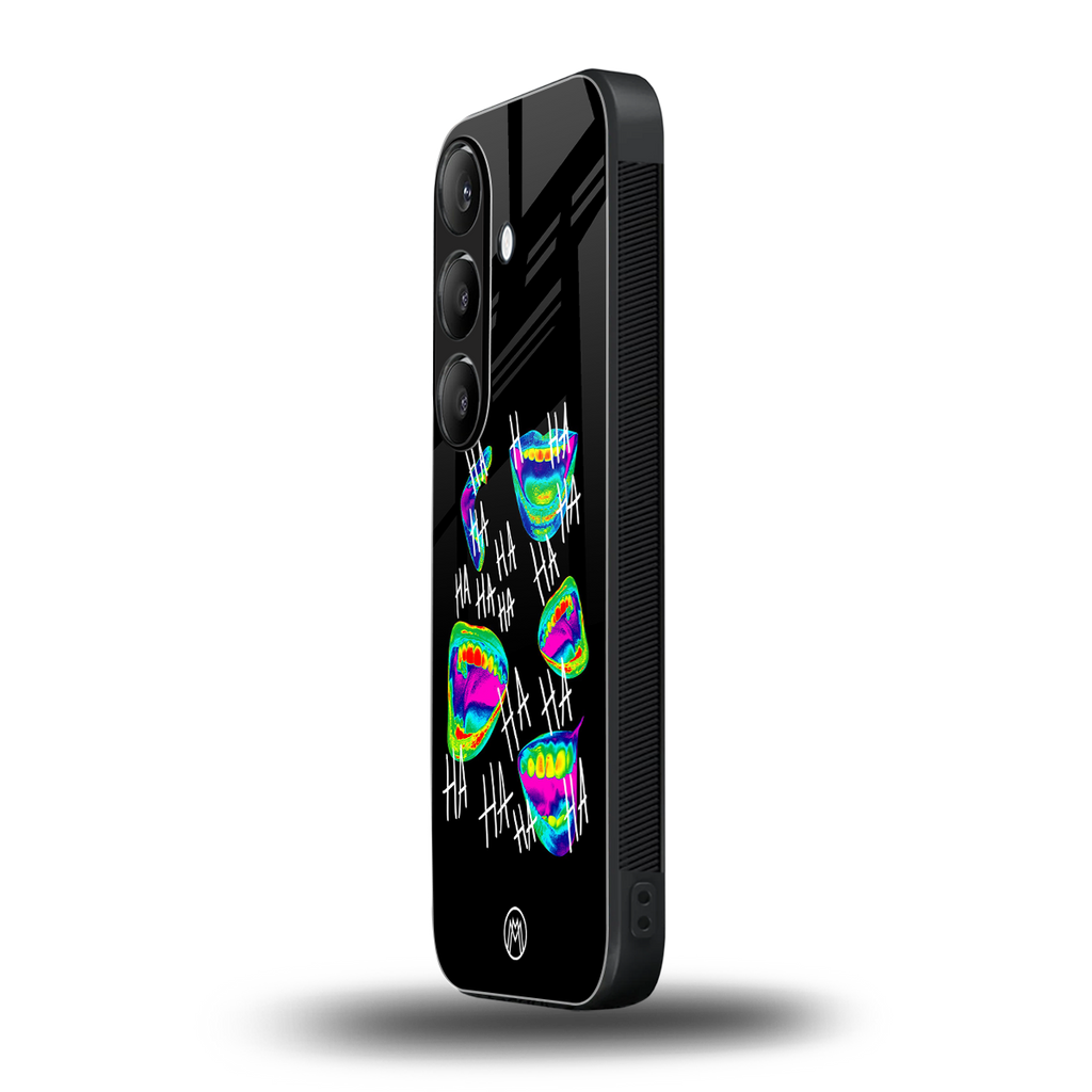 hahahahahaha back phone cover | glass case for samsung galaxy s25