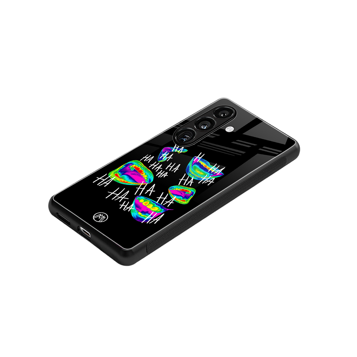 hahahahahaha back phone cover | glass case for samsung galaxy s24 plus