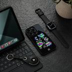 hahahahahaha back phone cover | glass case for iphone 15 pro