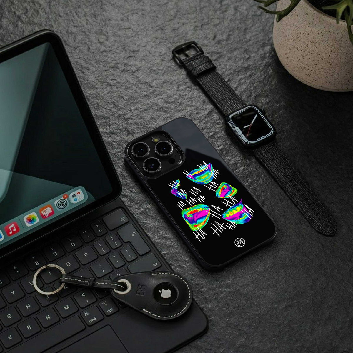 hahahahahaha back phone cover | glass case for iphone 13
