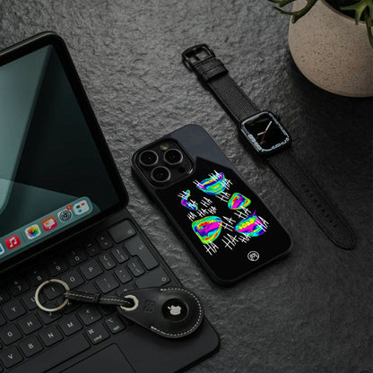 hahahahahaha back phone cover | glass case for iphone 16 pro max