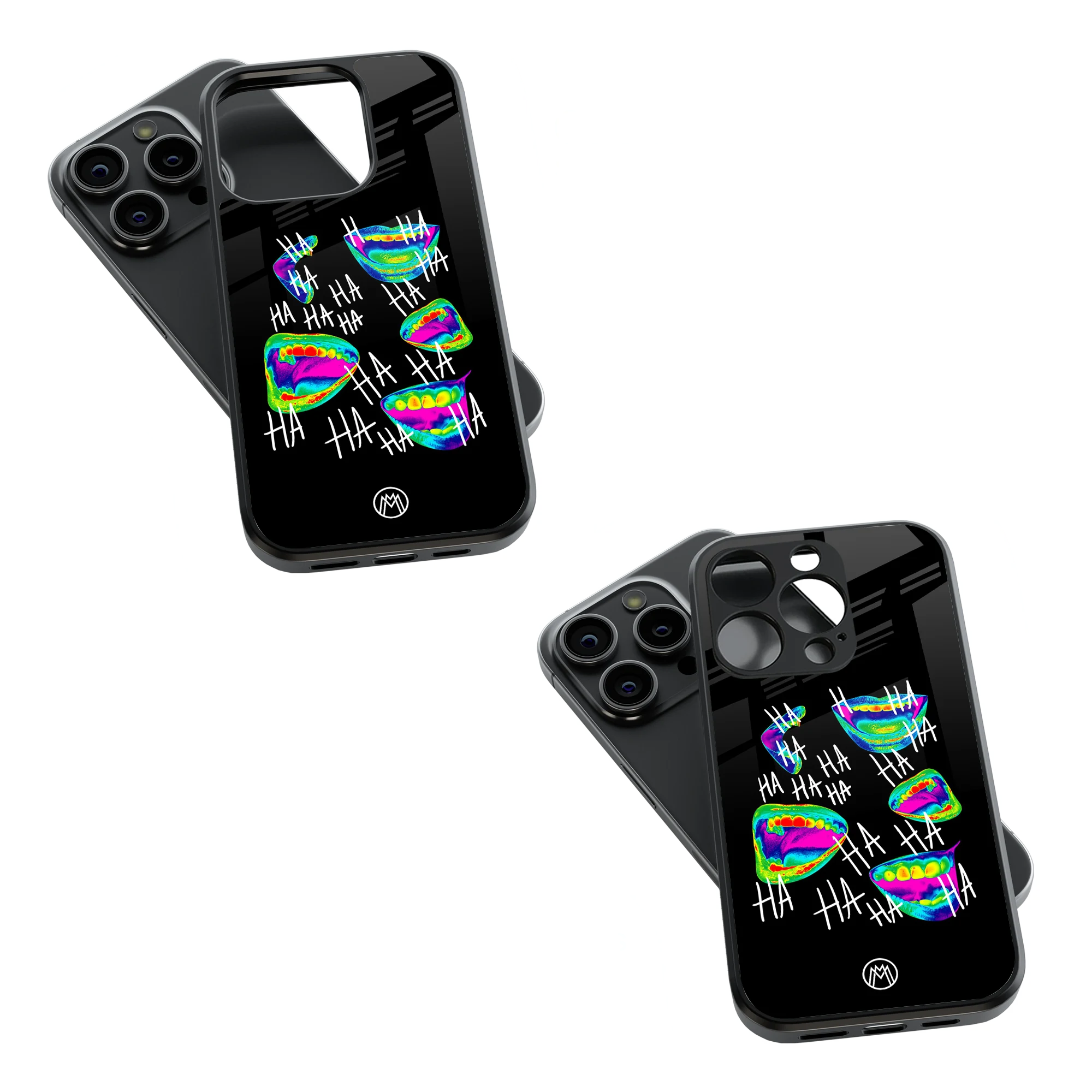 Trendy Glass Back Mobile Case for iPhone, Samsung, Redmi, OnePlus, Google Pixel, Motorola