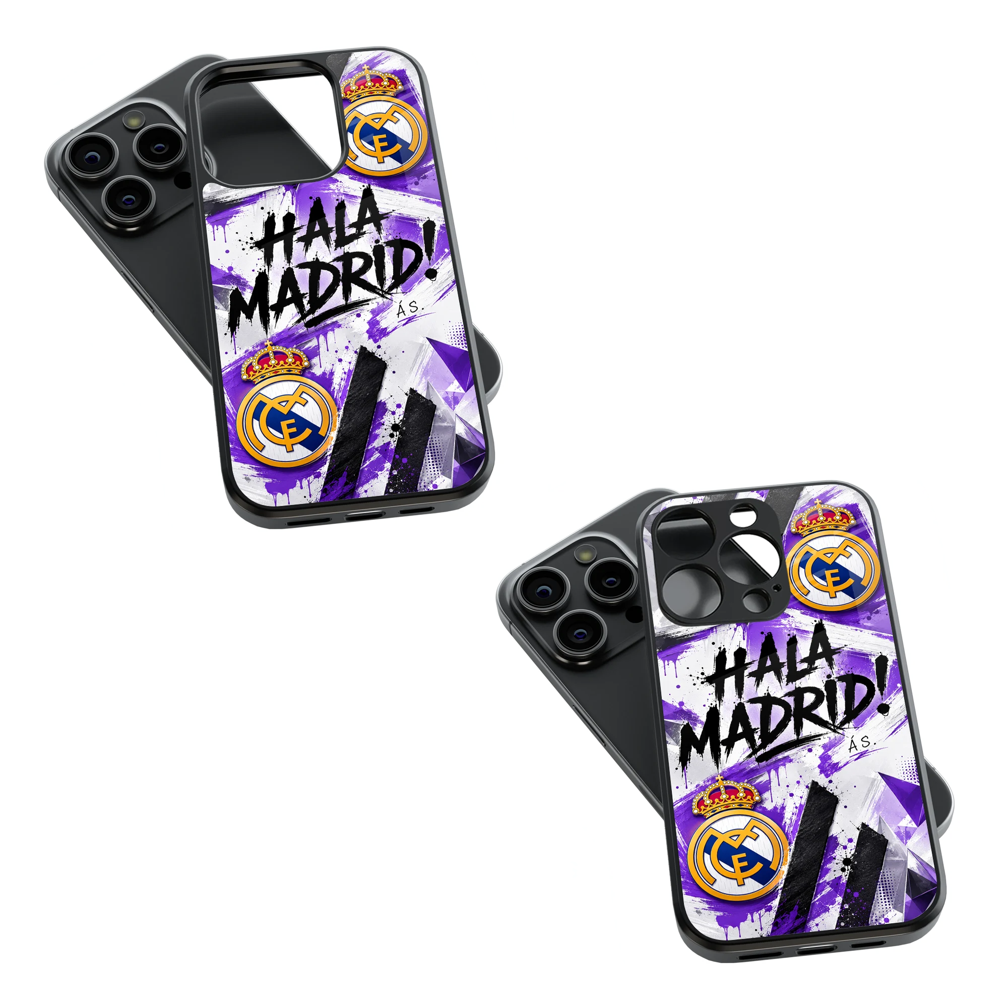 Trendy Glass Back Mobile Case for iPhone, Samsung, Redmi, OnePlus, Google Pixel, Motorola