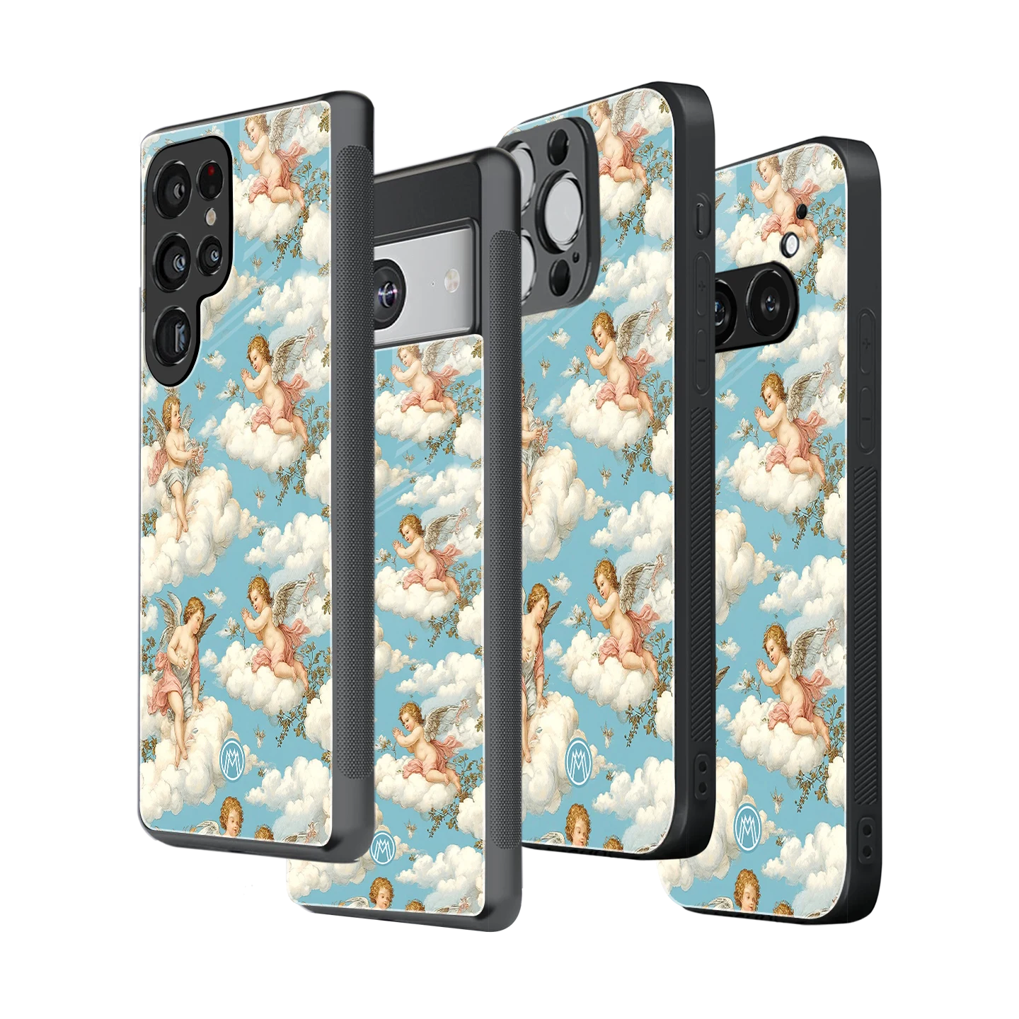 Stylish Glass Back Case for All Smartphones iPhone, Samsung, OnePlus, Pixel, Redmi, Oppo, Vivo, Motorola