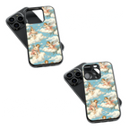 Trendy Glass Back Mobile Case for iPhone, Samsung, Redmi, OnePlus, Google Pixel, Motorola