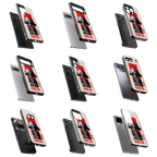 Durable Glass Back Mobile Case for iPhone, Samsung, OnePlus, Google Pixel, Redmi, Vivo, Oppo