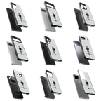 Durable Glass Back Mobile Case for iPhone, Samsung, OnePlus, Google Pixel, Redmi, Vivo, Oppo