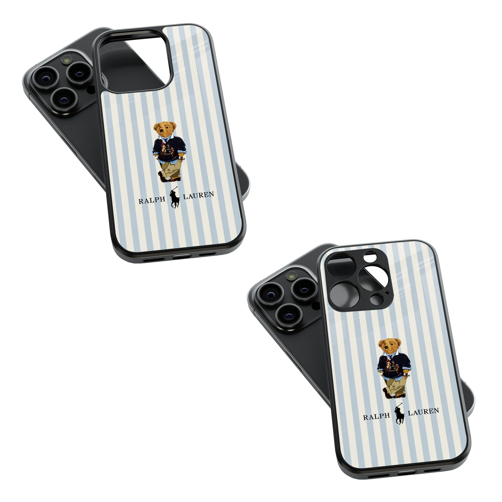 Trendy Glass Back Mobile Case for iPhone, Samsung, Redmi, OnePlus, Google Pixel, Motorola