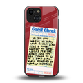 happy hour back phone cover | glass case for iphone 13 mini