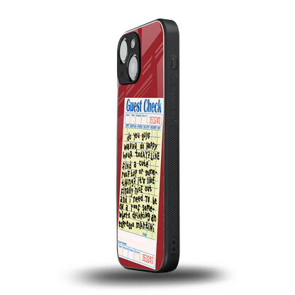 happy hour back phone cover | glass case for iphone 13 mini