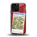 happy hour back phone cover | glass case for iphone 14 pro max
