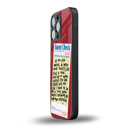 happy hour back phone cover | glass case for iphone 14 pro max