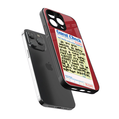 happy hour back phone cover | glass case for iphone 15 pro