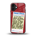 happy hour back phone cover | glass case for iphone 16 plus