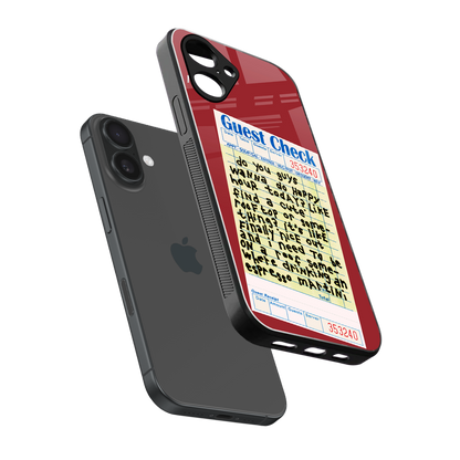 happy hour back phone cover | glass case for iphone 16