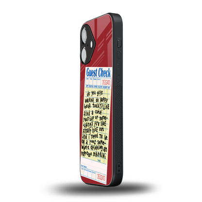 happy hour back phone cover | glass case for iphone 16
