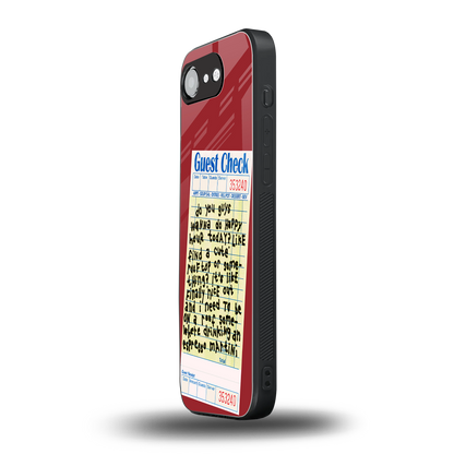 happy hour back phone cover | glass case for iphone 16e