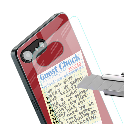 happy hour back phone cover | glass case for iphone 16e