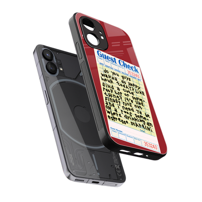 happy hour back phone cover | glass case for nothing phone 1