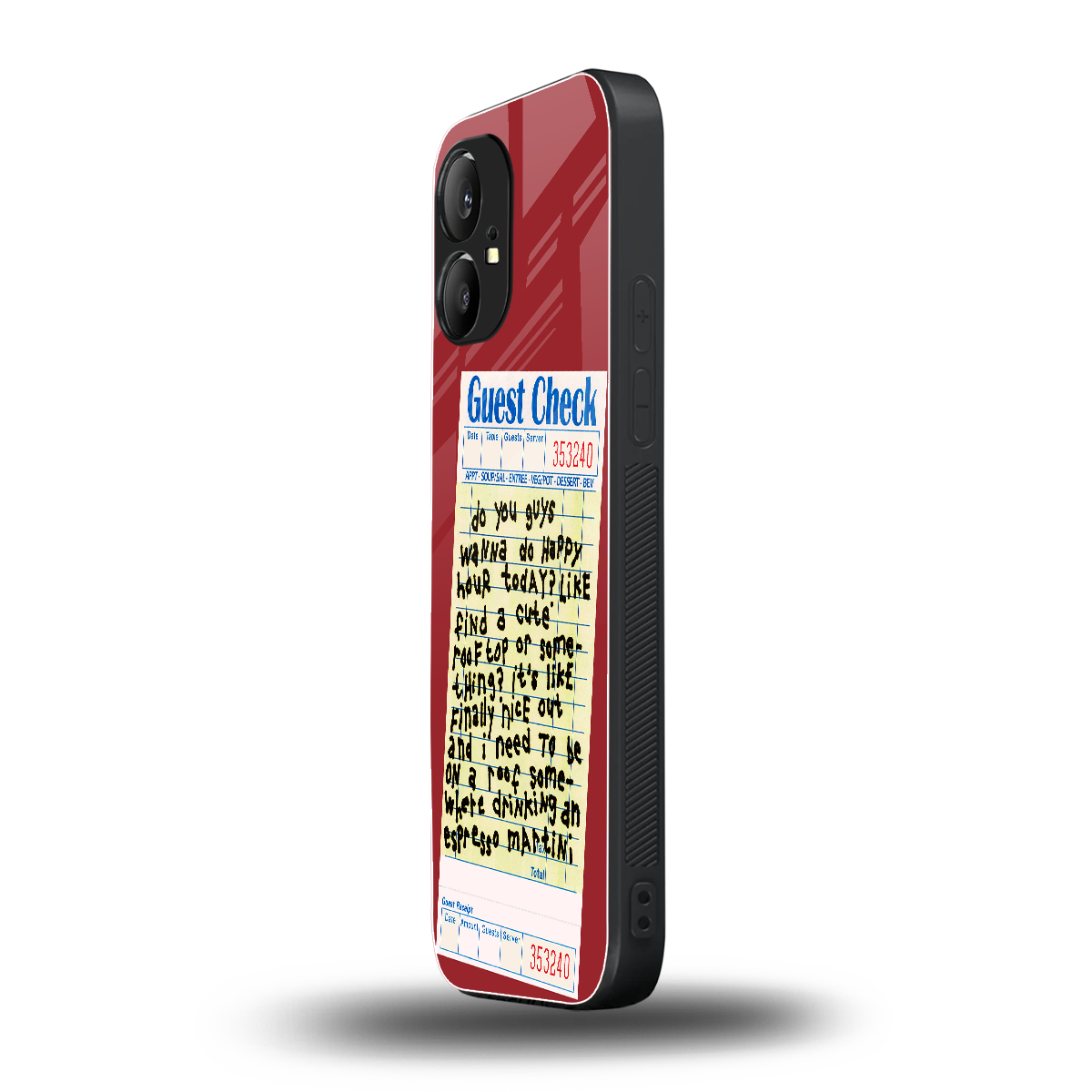 happy hour back phone cover | glass case for nothing phone 1